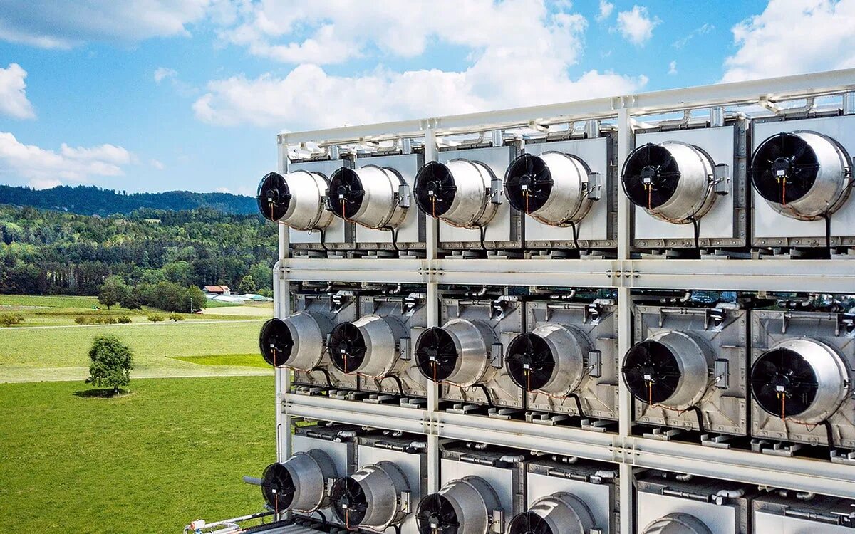 Огромные вентиляторы в полях. Direct air. Direct air capture. Заводы в мире. Direct air.