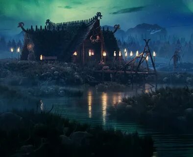 Barbarian village