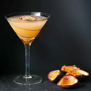 Passion fruit martini