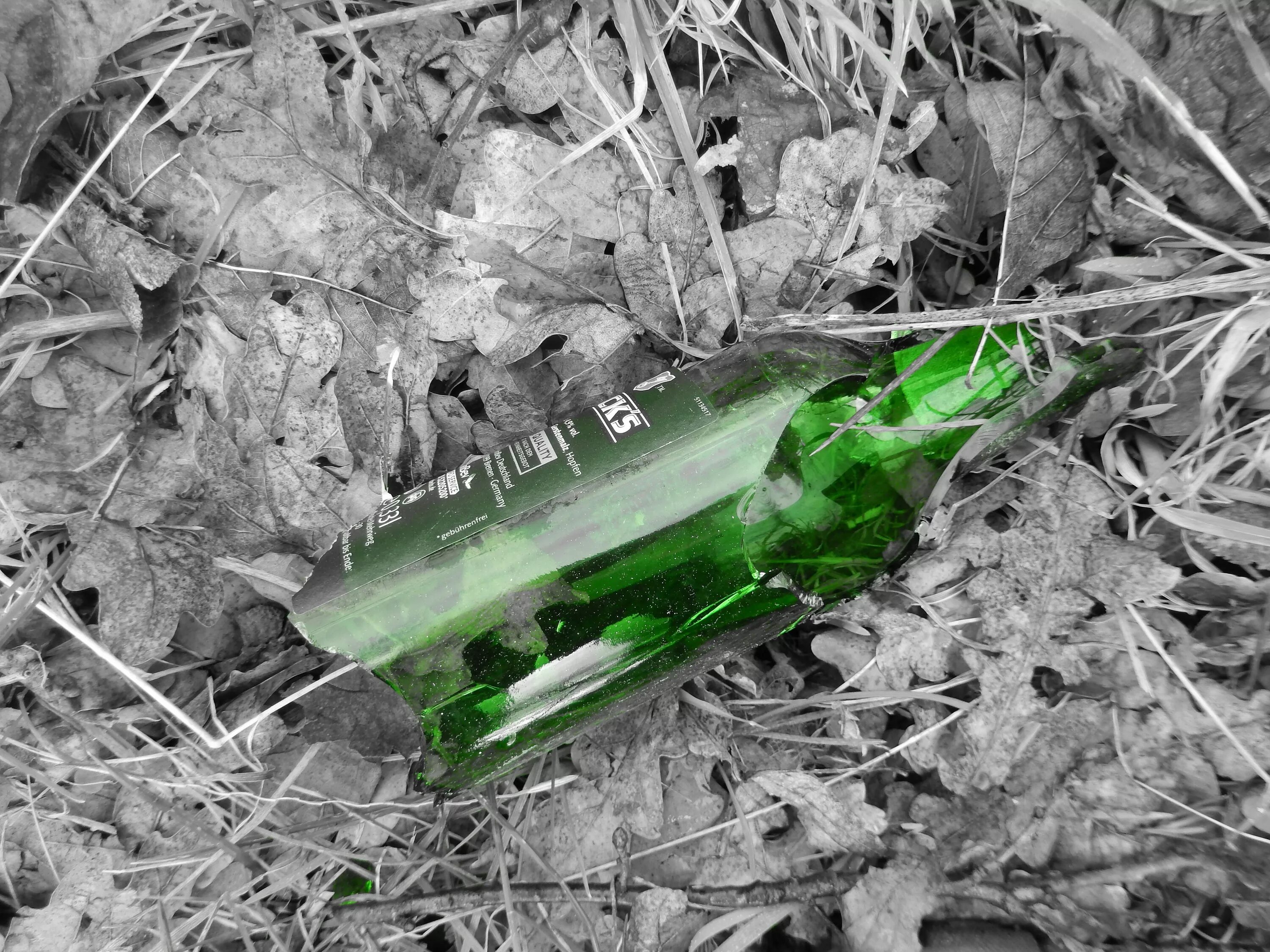 Breaking bottles