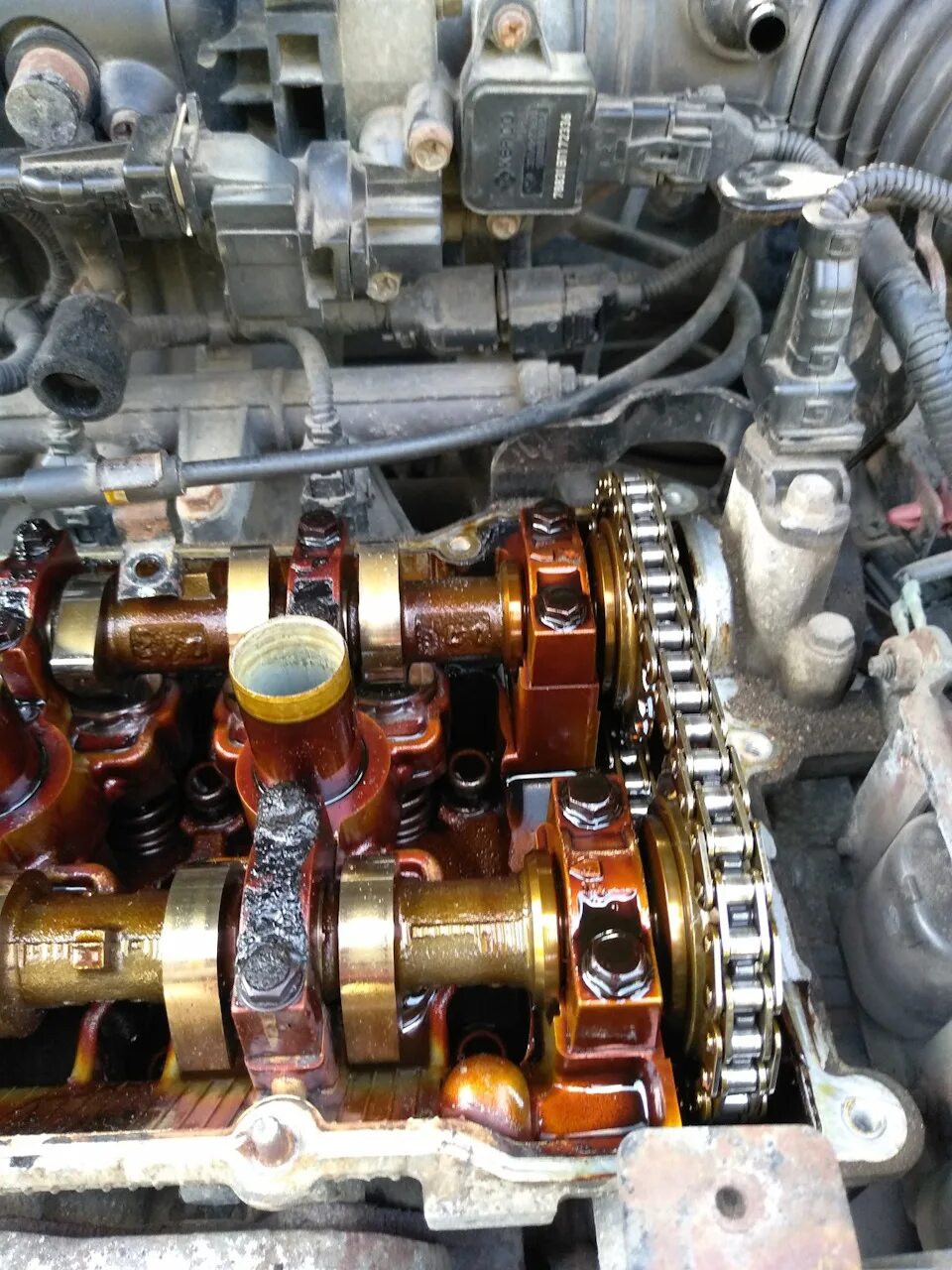 Замена прокладки клапанной крышки - Hyundai Accent (2G), 1,5 л, 2007 года расход