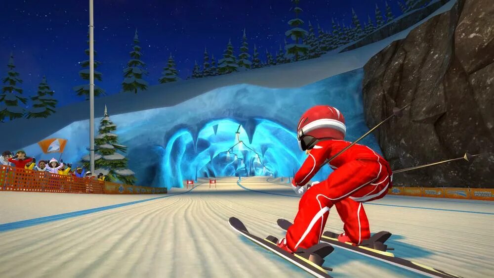 Skiing game
