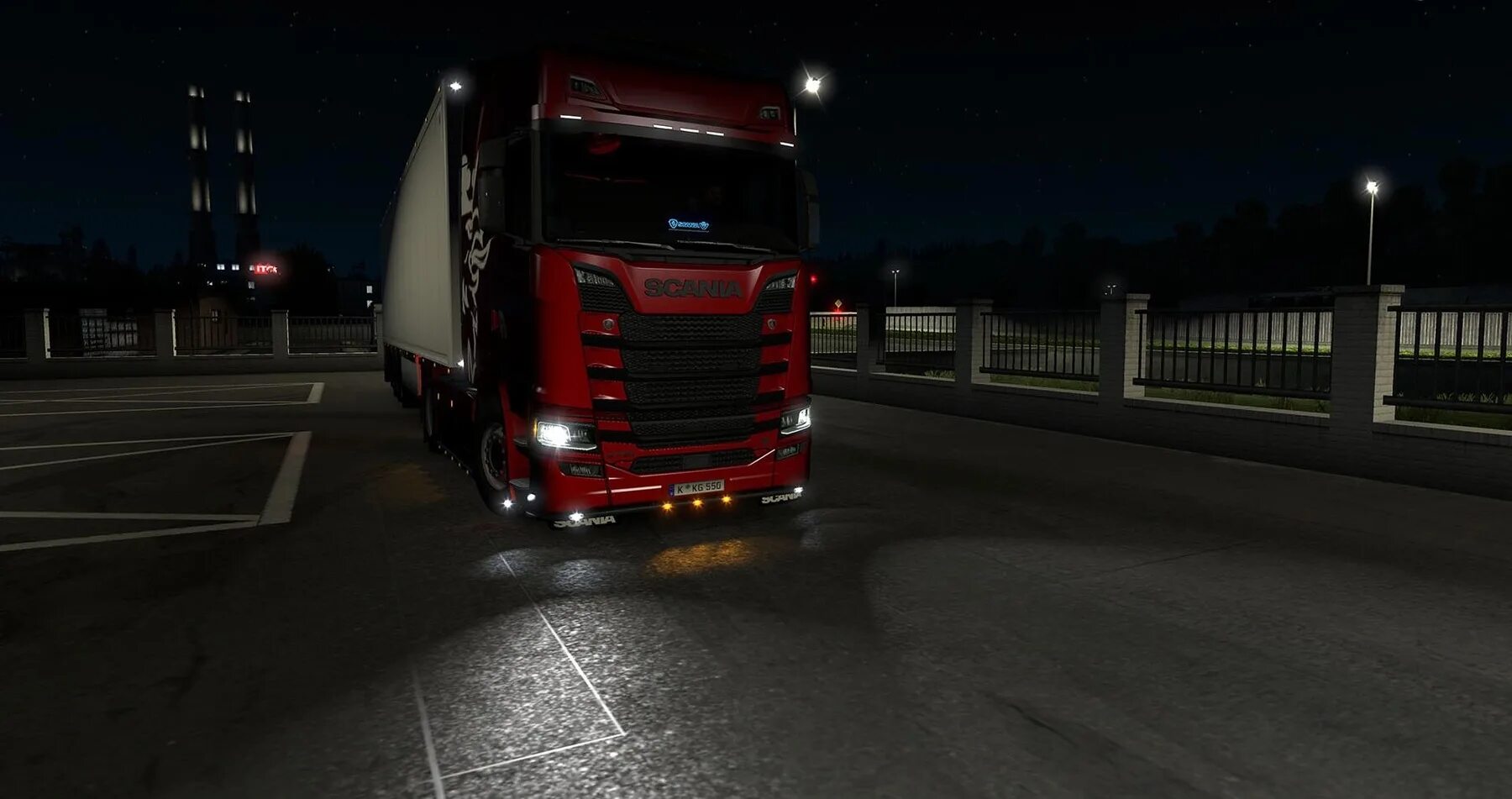 Euro Truck Simulator 2 v 1.46. Светодиодные фонари етс 2 версия 1.46. Realistic Lighting етс 2. Realistic Flares етс 2.