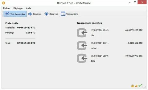 Bitcoin core