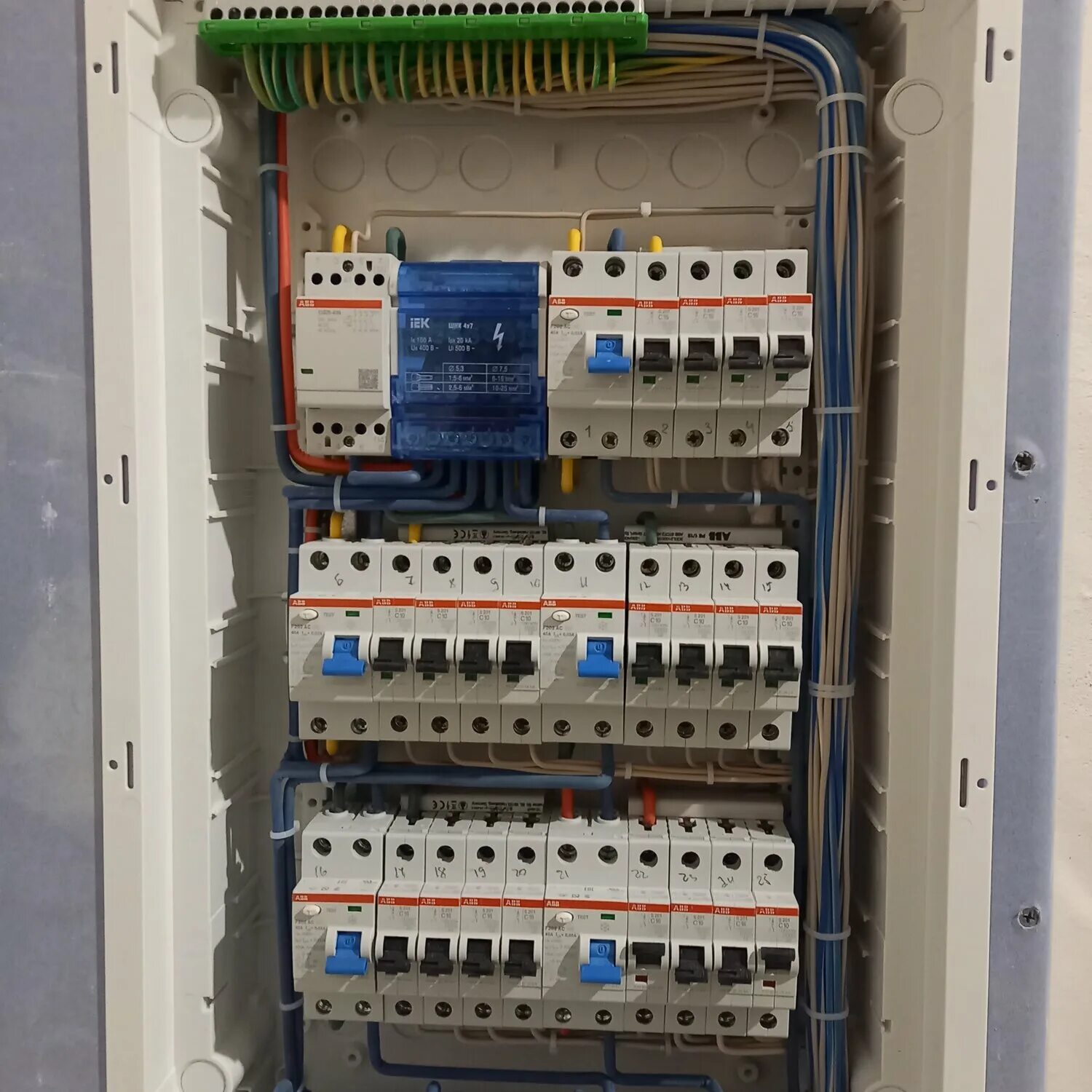 сборка щита электрического 220 вольт