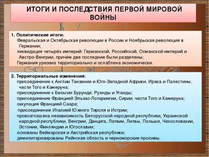Первые итоги