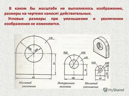 Как поставить размеры на чертеже