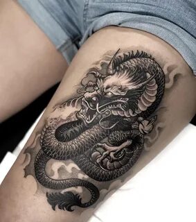 Европейский дракон тату эскизы (77 фото) .