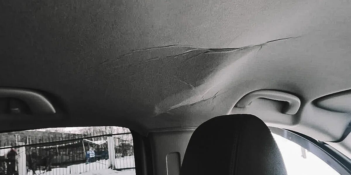 Ремонт прожога потолка. Материал для обшивки потолка автомобиля. тюнинг потолка автомобиля. ремонт потолка автомобиля. прокуренный потолок в машине.