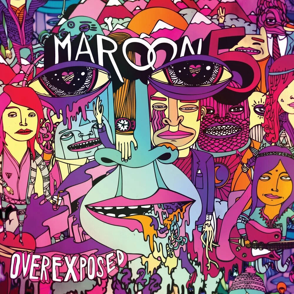 Красивый альбом песен. Maroon 5 overexposed. Maroon 5 обложки альбомов. Марун 5 обложка overexposed. Maroon 5 overexposed обложка.