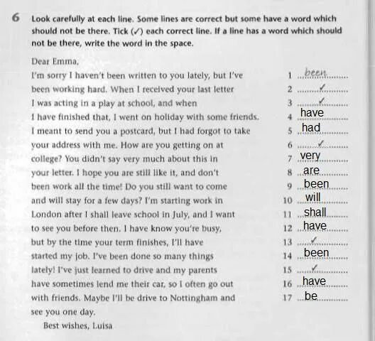 Find an Extra Word in each line 5 класс английский. Decide which Word is correct. Write the Words in the correct line. Тест 11 correct the Spelling mistakes in the Letter below. Find the mistake in each