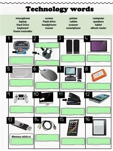 Technology Vocabulary Worksheet. Technology Words. Science and Technology Worksheets. Computer Technology Worksheets.