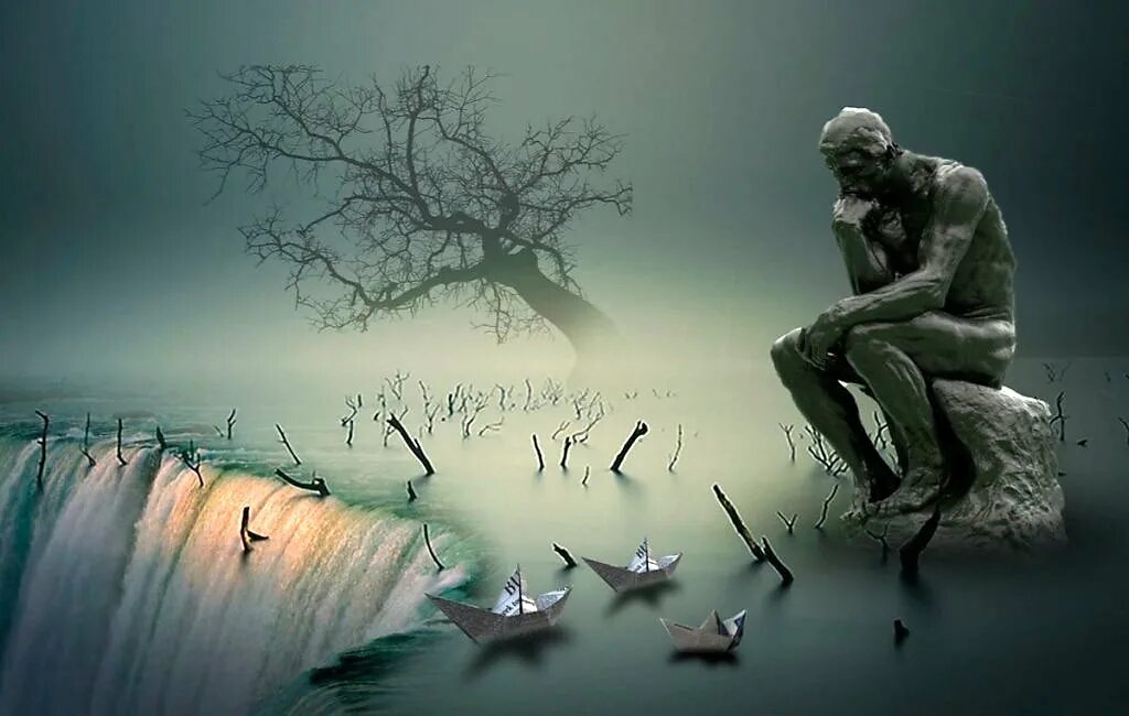 размышления о жизни. философия жизни жить жизнь. виктор брегеда when time stood still художник. философские иллюстрации. все под защитой.