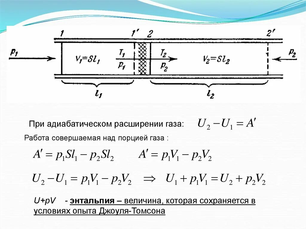 Работа газа при адиабатическом расширении. Расширение газа. Формула расширения газа. Адиабатное расширение газа. Условия расширения газа