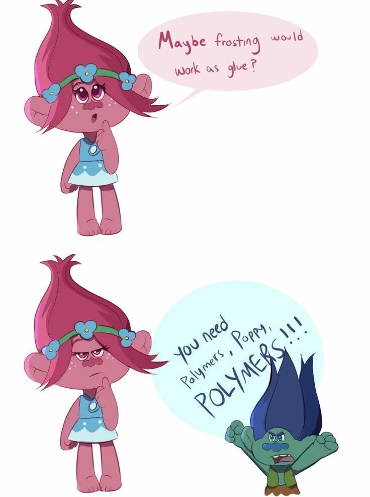 Trolls fun. Девинарт trolls branch x creek. trolls branch poppy. тролли поппи и бранч. poppy and branch комиксы.