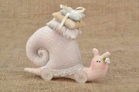 Мягкая игрушка улитка