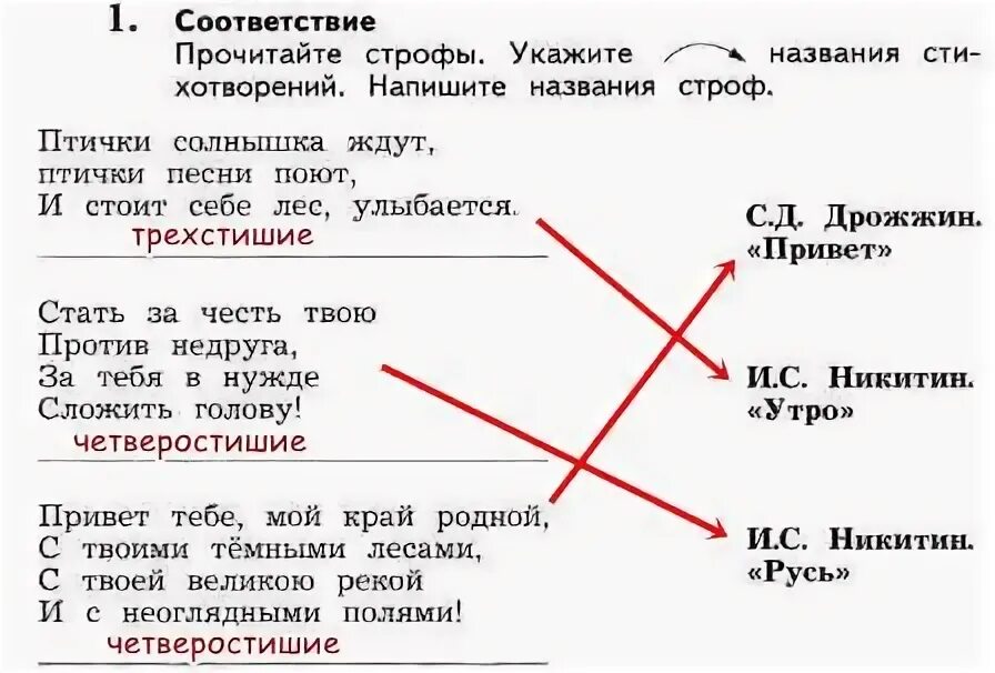 Прочитайте строки из произведений. Прочитайте строфы укажите названия стихотворений. Заголовки строфы стихотворения. Укажите название стихотворения. Названия стихотворных строф.