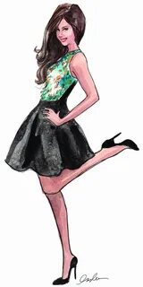 Нарисованные девушки рост