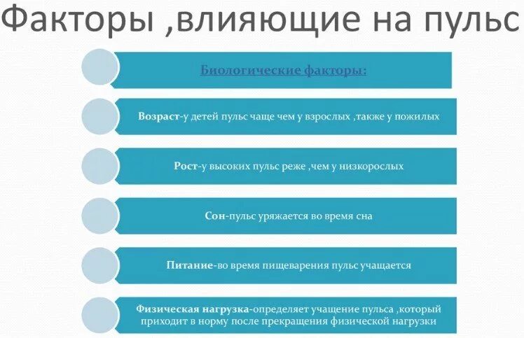 Почему снижается пульс. Факторы влияющие на пульс. Факторы влияющие на изменение пульса. Факторы влияющие на частоту пульса. Факторы влияющие на повышение пульса.