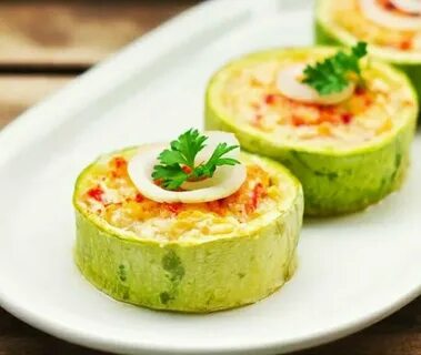 Вкусные кабачки фаршированные мясом