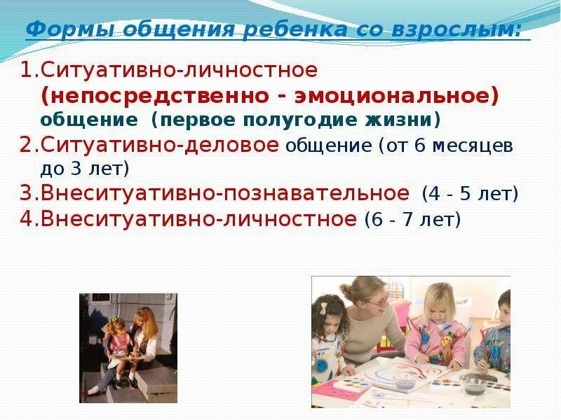 Особенности общения ребенка в группе. Ситуативно-личностное общение ребенка со взрослым. формы общения детей со взрослыми. формы общения детей. формы общения дошкольников со сверстниками.