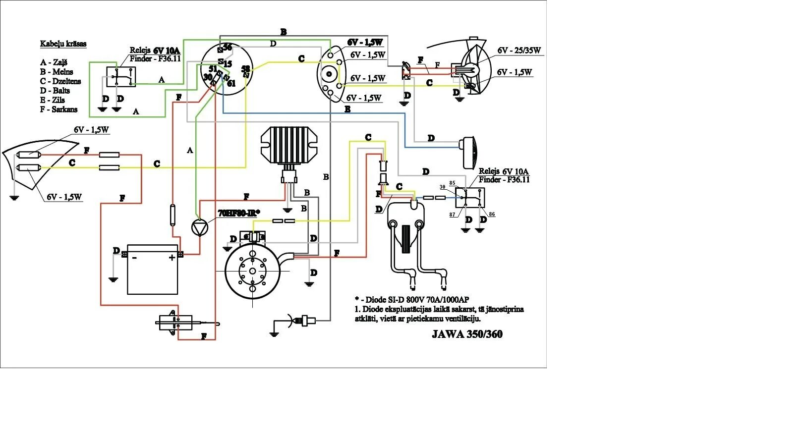 Электросхема Ява 634 12 вольт. Схема электропроводки Ява 360. Схема зажигания Ява 350 634. Электрооборудование Ява 350. Cdi на иж планета 5