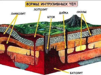 Места где залегают называются