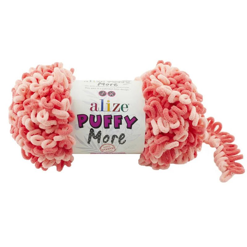 Ализе пуффи размеры. Alize puffy more 6275, уп.2шт. ализе пуффи морэ пряжа. alize puffy more 6278, уп.2шт. нитка alize &quot;puffy more&quot; 6263.