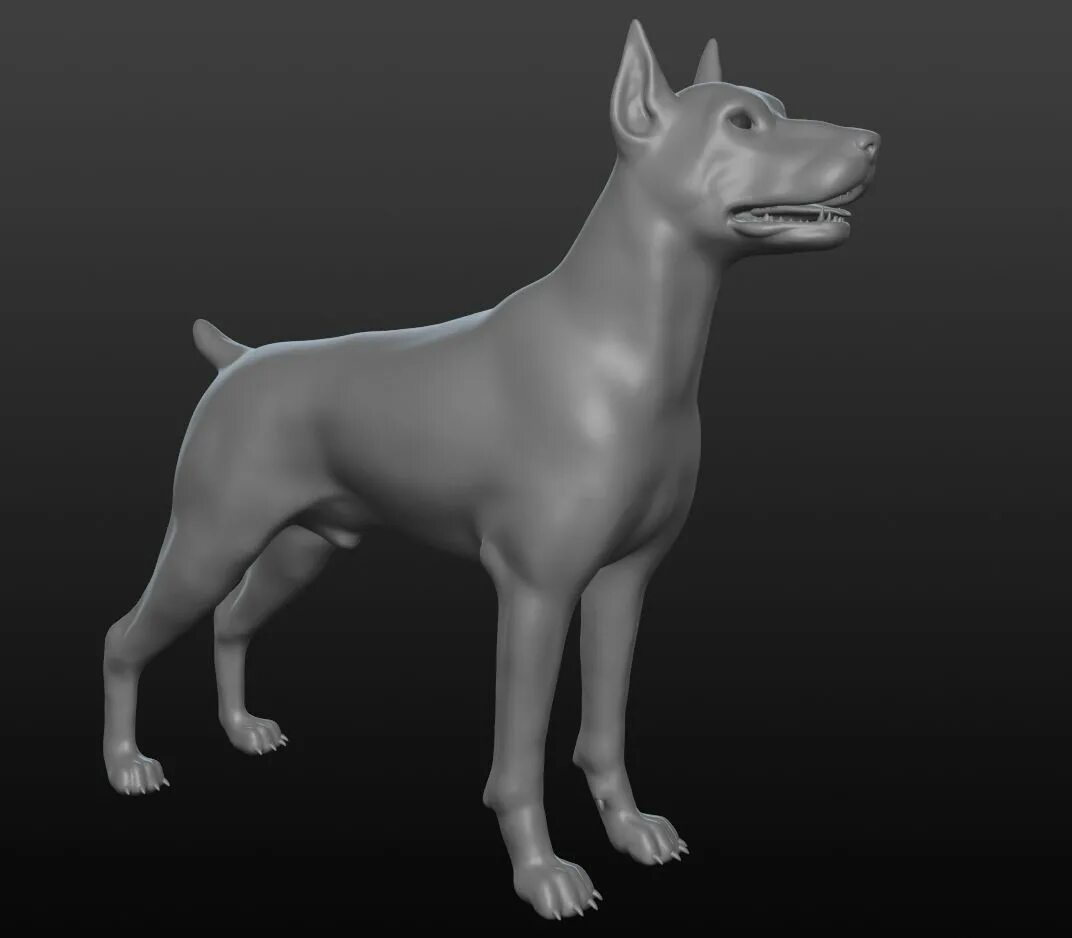 Fbx to stl. Доберман stl. доберман 3d модель. d 3 собака доберман. 3d модель fbx obj.