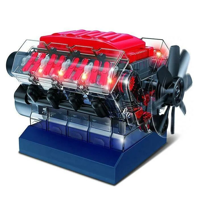 Какой двигатель в мини. Мини ДВС v8. Модель бензинового двигателя v8 набор для сборки валберес. Конструктор ДВС v8. Модель двигателя конструктор v16.