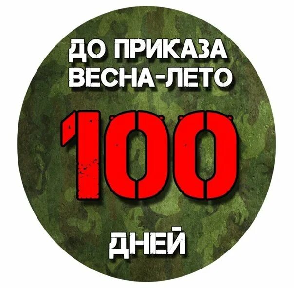 100 дней в круг. 100 Дней до приказа. Осталось 100 дней службы. СТО дней до ДМБ. Осталось 100 дней до дембеля.