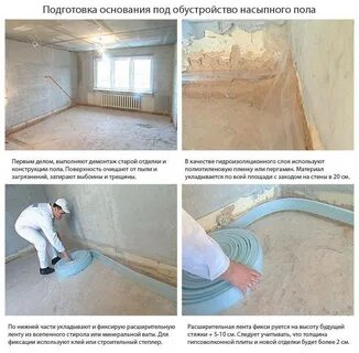 Чем лучше сухая стяжка пола