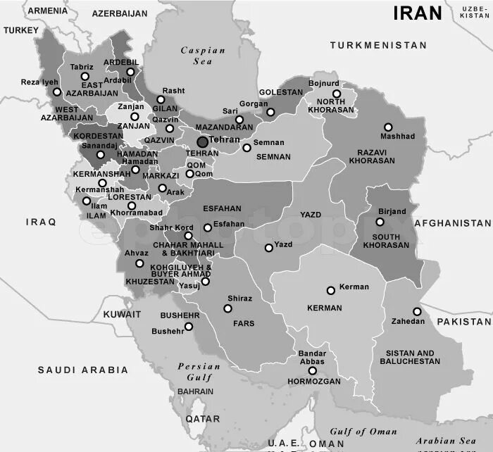 Провинции Ирана на карте. Административное деление Ирана карта. Хорасан на карте Ирана. Провинция Хорасан Иран карта. Хорасан на карте
