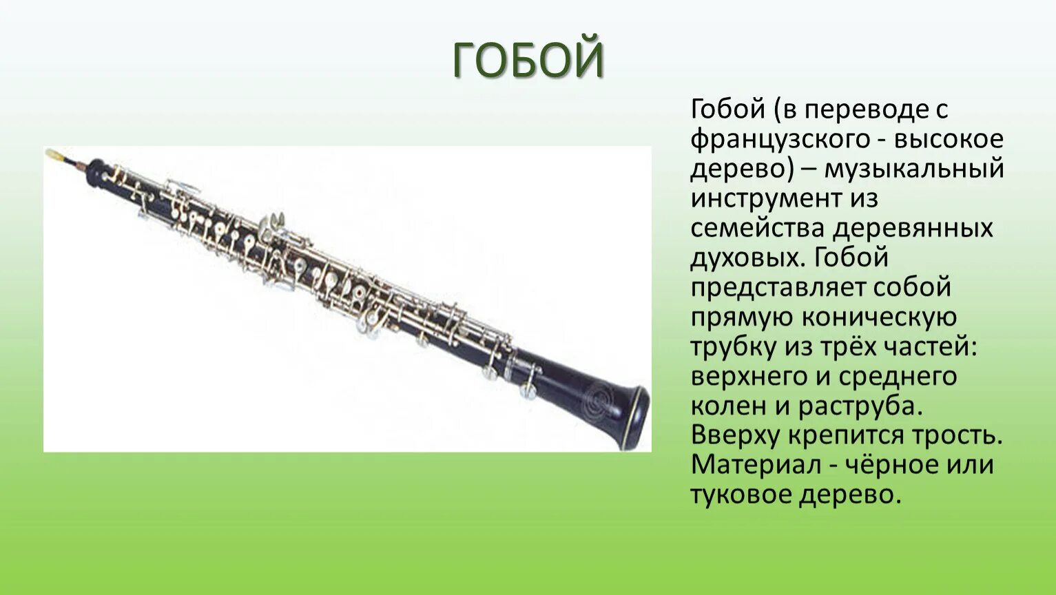 Гобой Opus Student O-IP-101S купить по цене 132300.00 руб. в интернет-магазине J