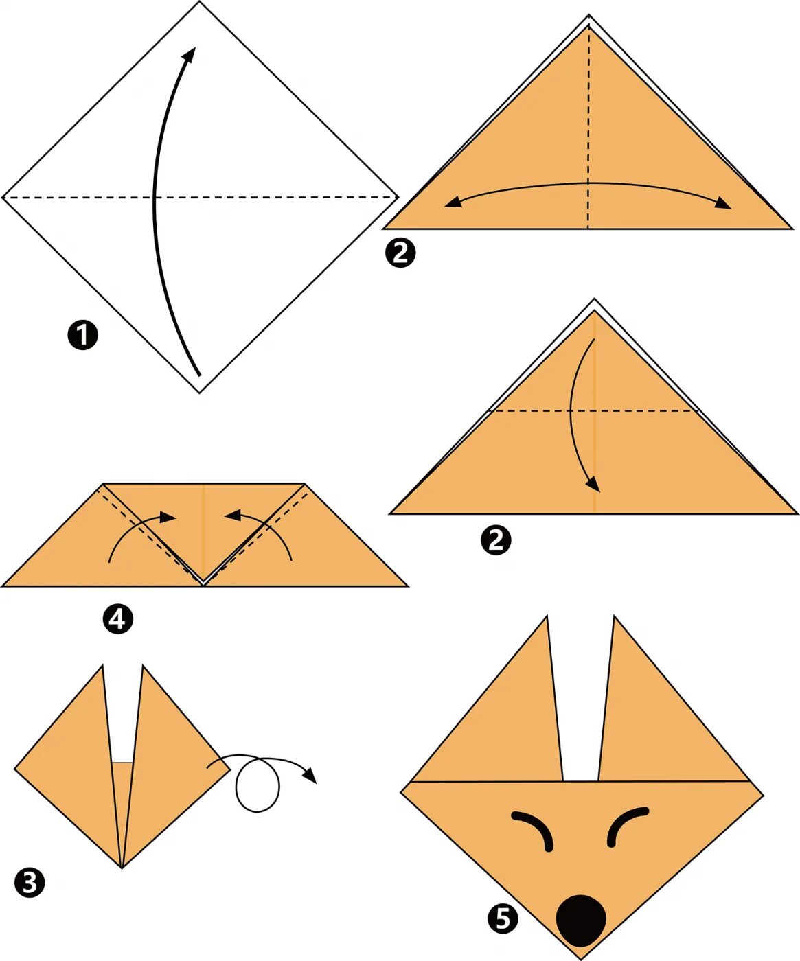 Оригами. Оригами из бумаги для детей. Оригами лиса. Оригами Лисичка из бумаги. Оригами из бумаги для детей крокус