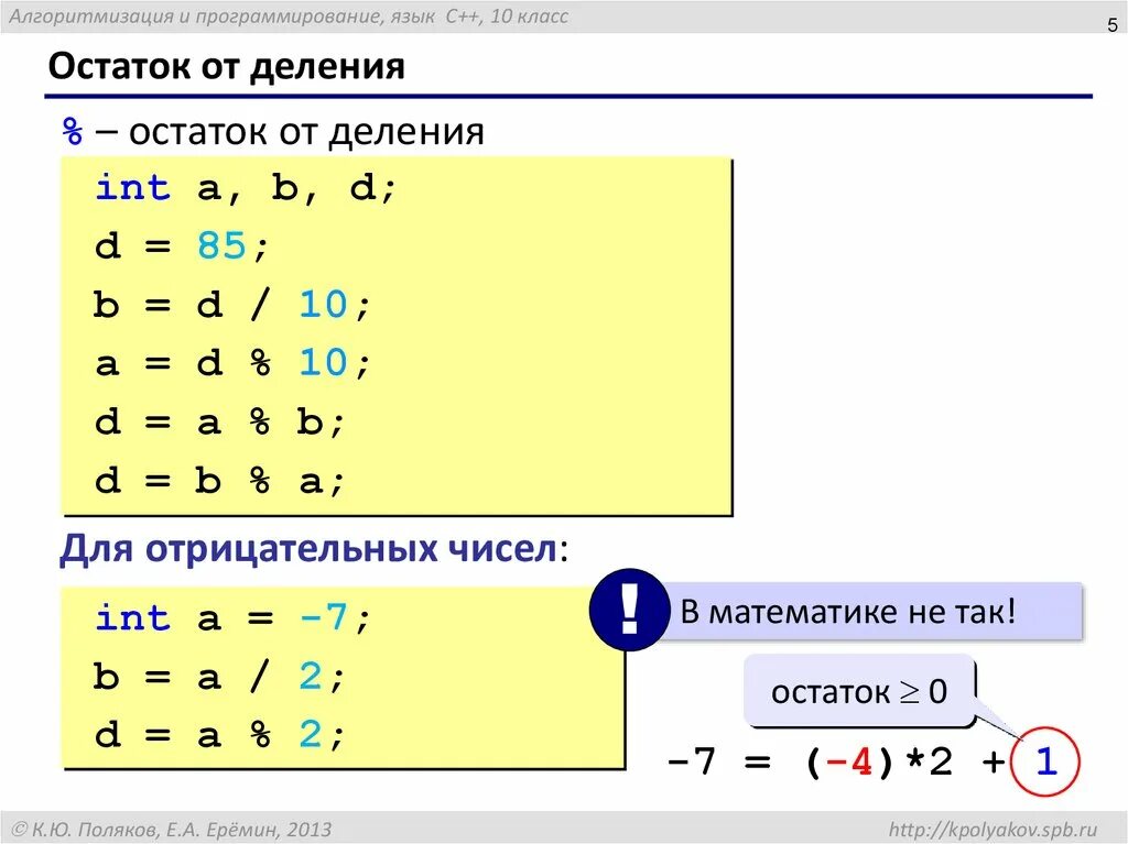 C деление целых чисел. Деление с остатком с++. остаток от деления с++. остаток от деления в программировании. деление на языке программирования.