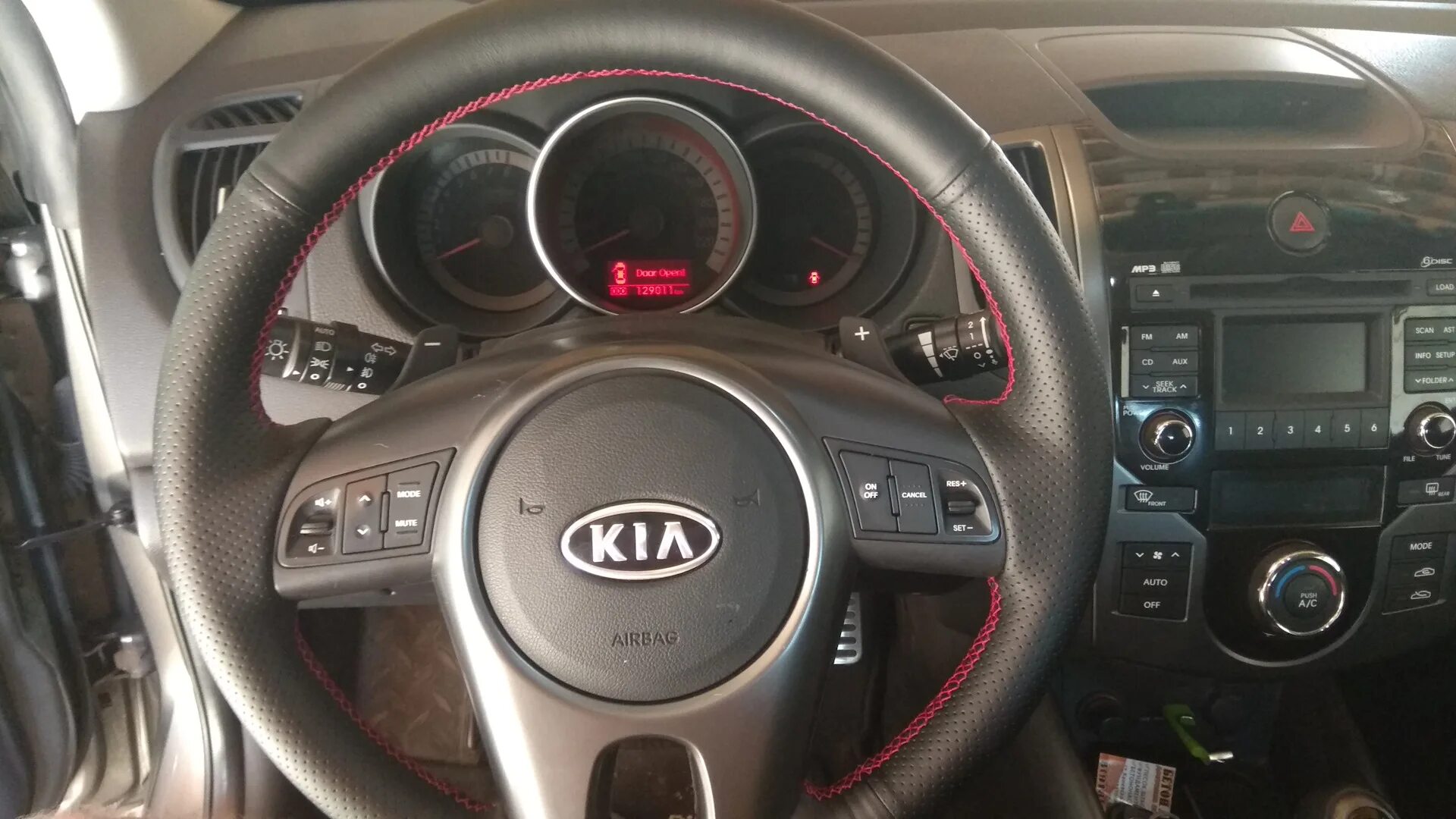 Перетянул руль. - KIA Cerato (2G), 2 л, 2011 года своими руками DRIVE2