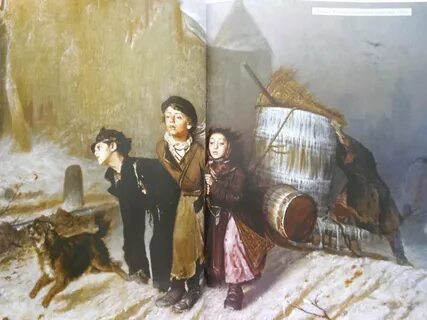 Картина ученики мастеровые везут воду
