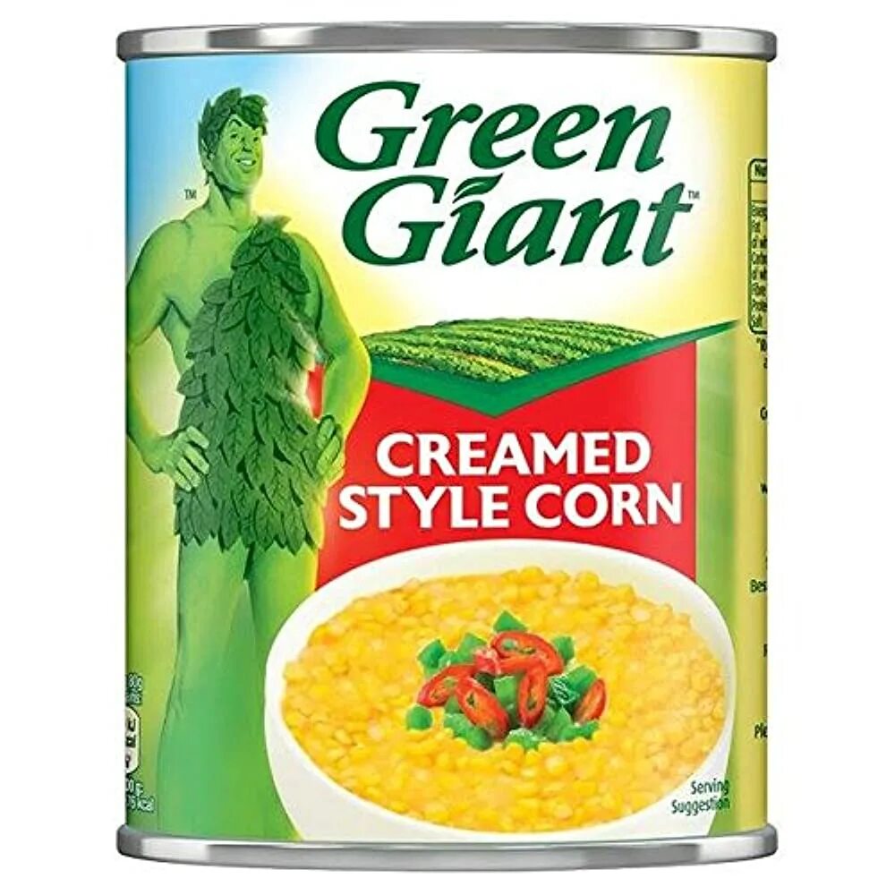 Green giant. Зеленый великан. Грин Корн стиль. Green giant Corn. Картофельные хлопья.