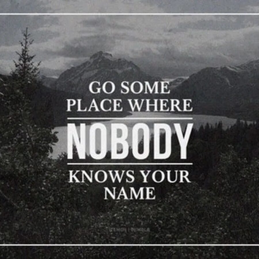 Nobody know where