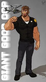 Giant policeman