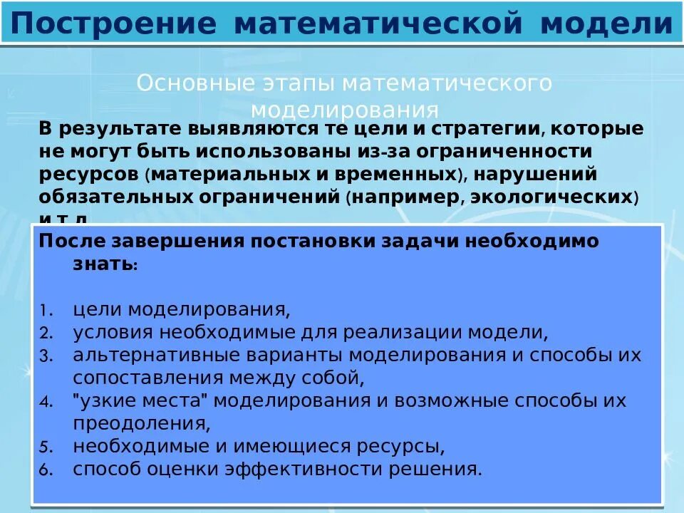 Метод построения математических моделей. Построение математической модели. Этапы построения математической модели. Основные этапы построения математической модели. Этапы построения математической модели пример.