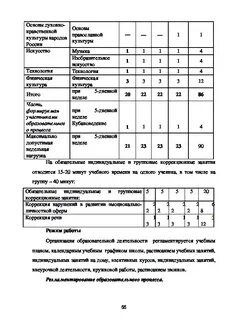 Федеральный учебный план зпр