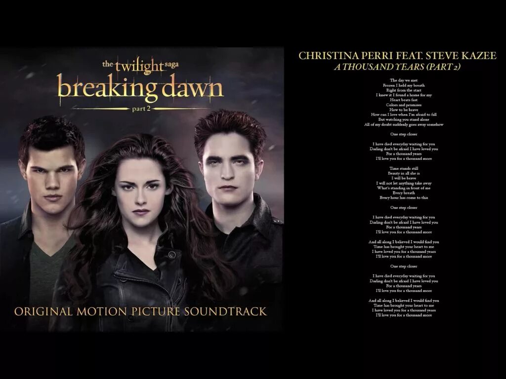 Thousand years part 2. Кристина перри сумерки. steve kazee christina perri. christina perri - a thousand years сумерки. christina perri feat. steve kazee - a thousand years.