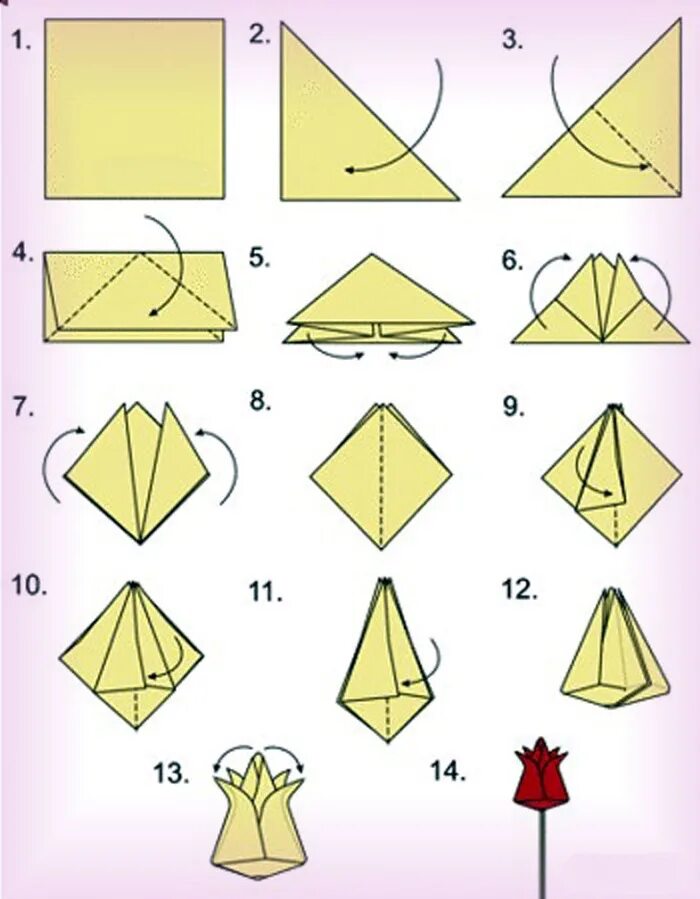 Что можно поделать из бумаги. Оригами тюльпан схема сборки. Цветы оригами из бумаги своими руками схемы поэтапно. Оригами цветок тюльпан схема. Как делать тюльпаны из бумаги поэтапно.