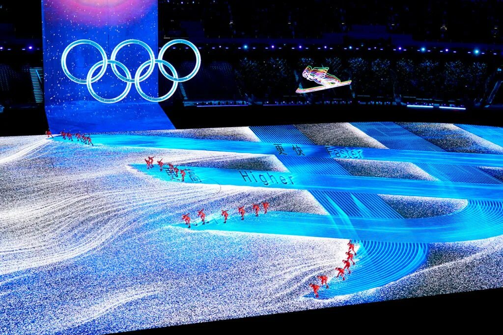 Зимние Олимпийские игры 2022 церемония открытия. Зимние Олимпийские игры в Пекине 2022. Олимпийский лед Пекин 2022.
