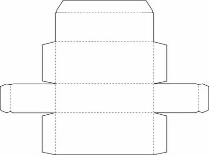 Шаблон развертки коробки
