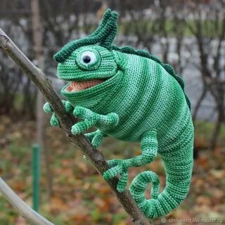 Хамелеон крючком