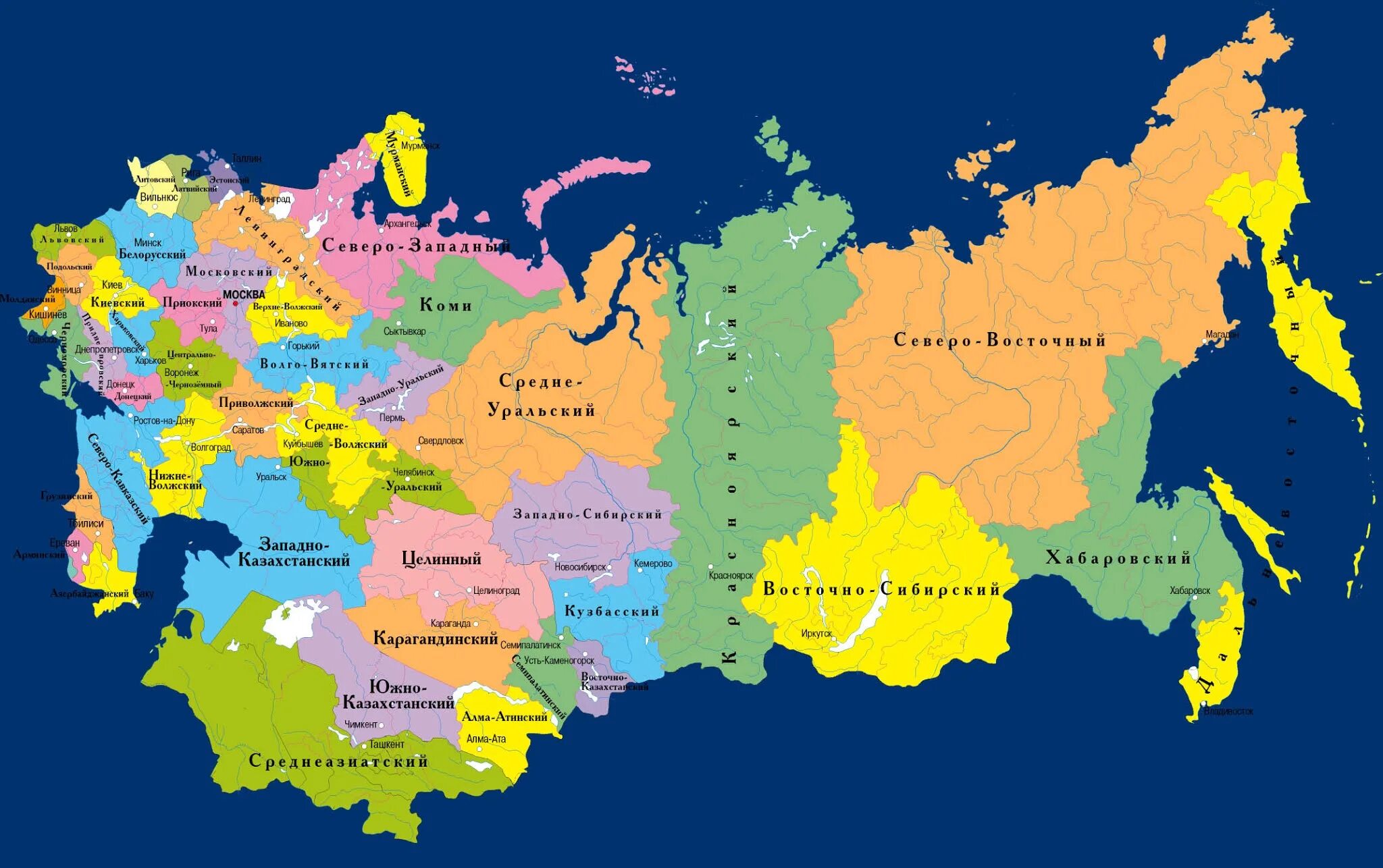 Ussr project map