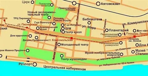 Карта музеев волгоград